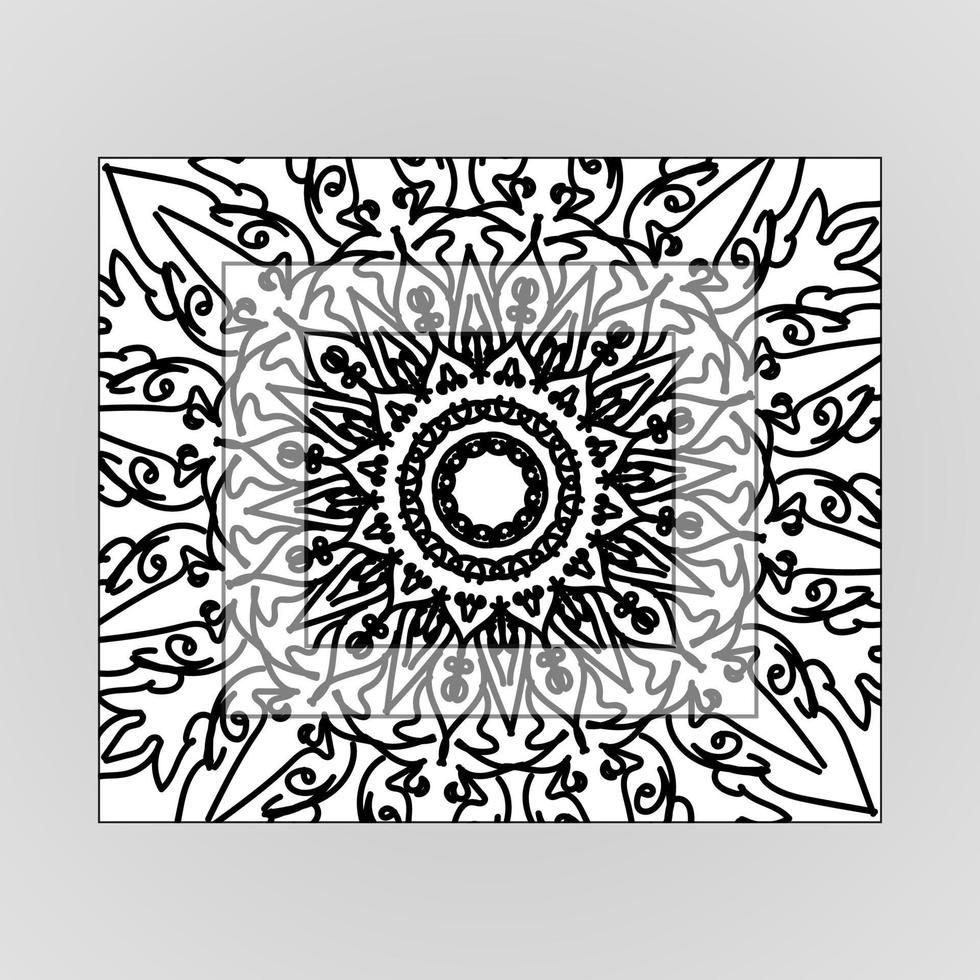 Mandala vector element round ornament decoration