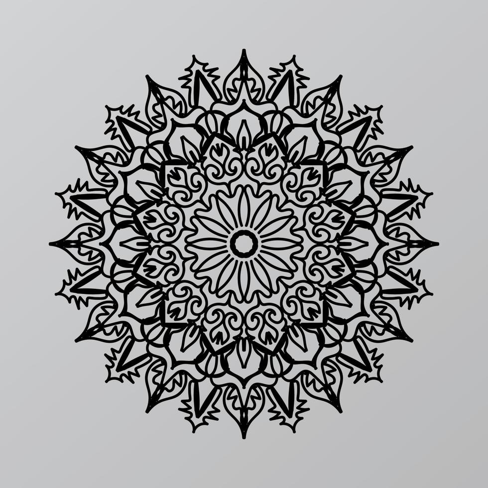 mandalas para colorear libro. adornos redondos decorativos. forma de flor inusual. vector oriental, patrones de terapia antiestrés. elementos de diseño de tejido. vector de logotipos de yoga.