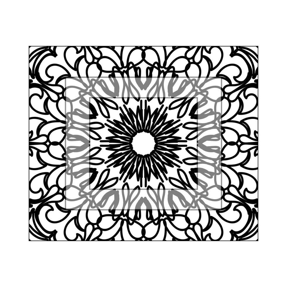 decorative concept abstract mandala illustration vector