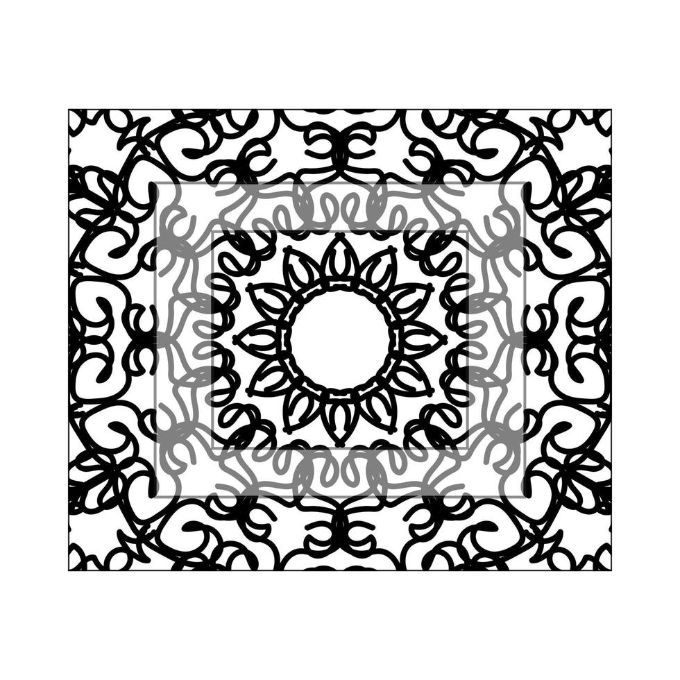 decorative concept abstract mandala illustration vector