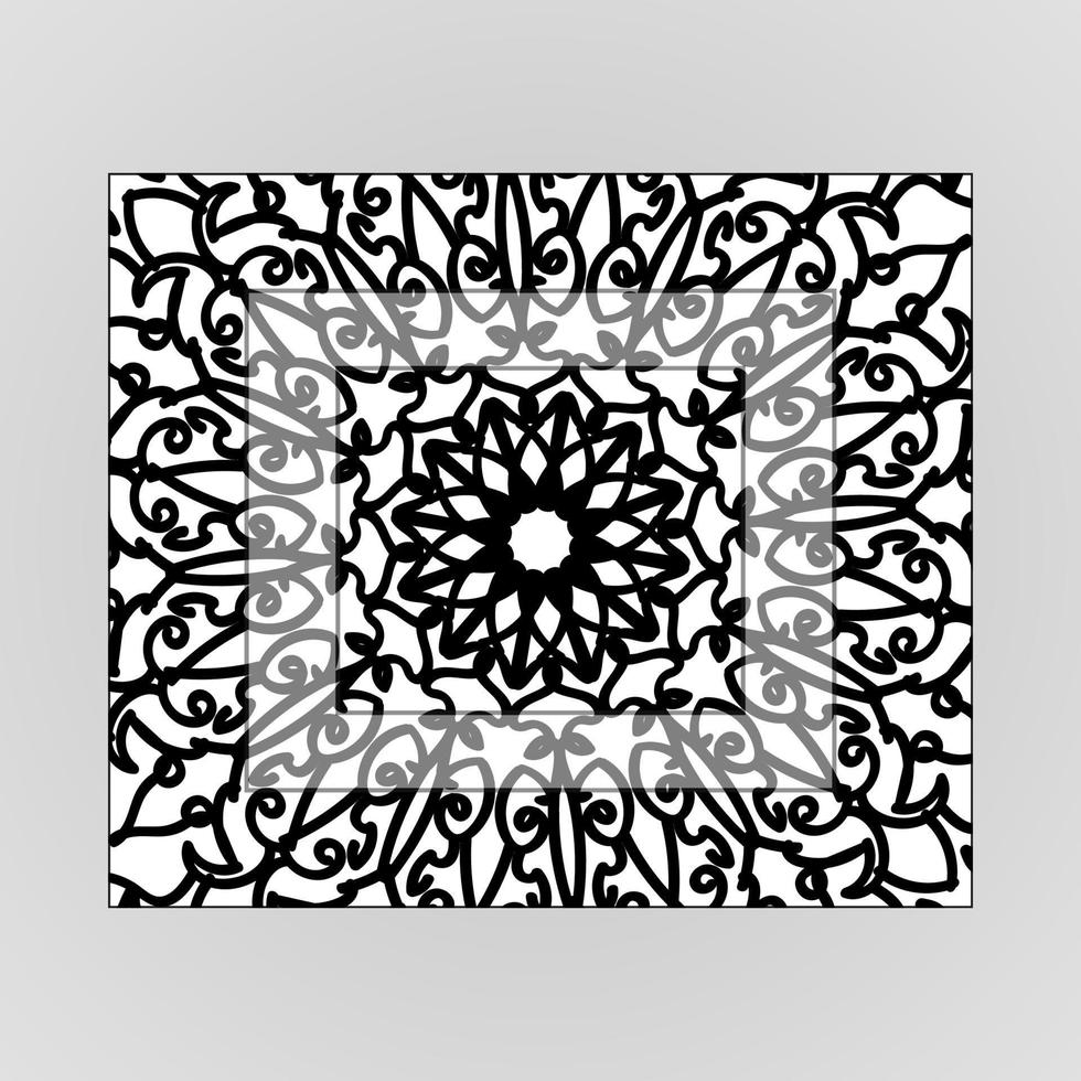 Mandala vector element round ornament decoration