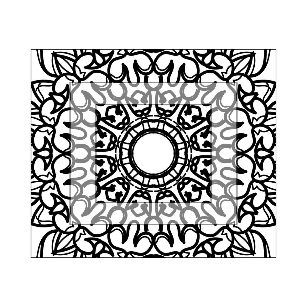 decorative concept abstract mandala illustration vector