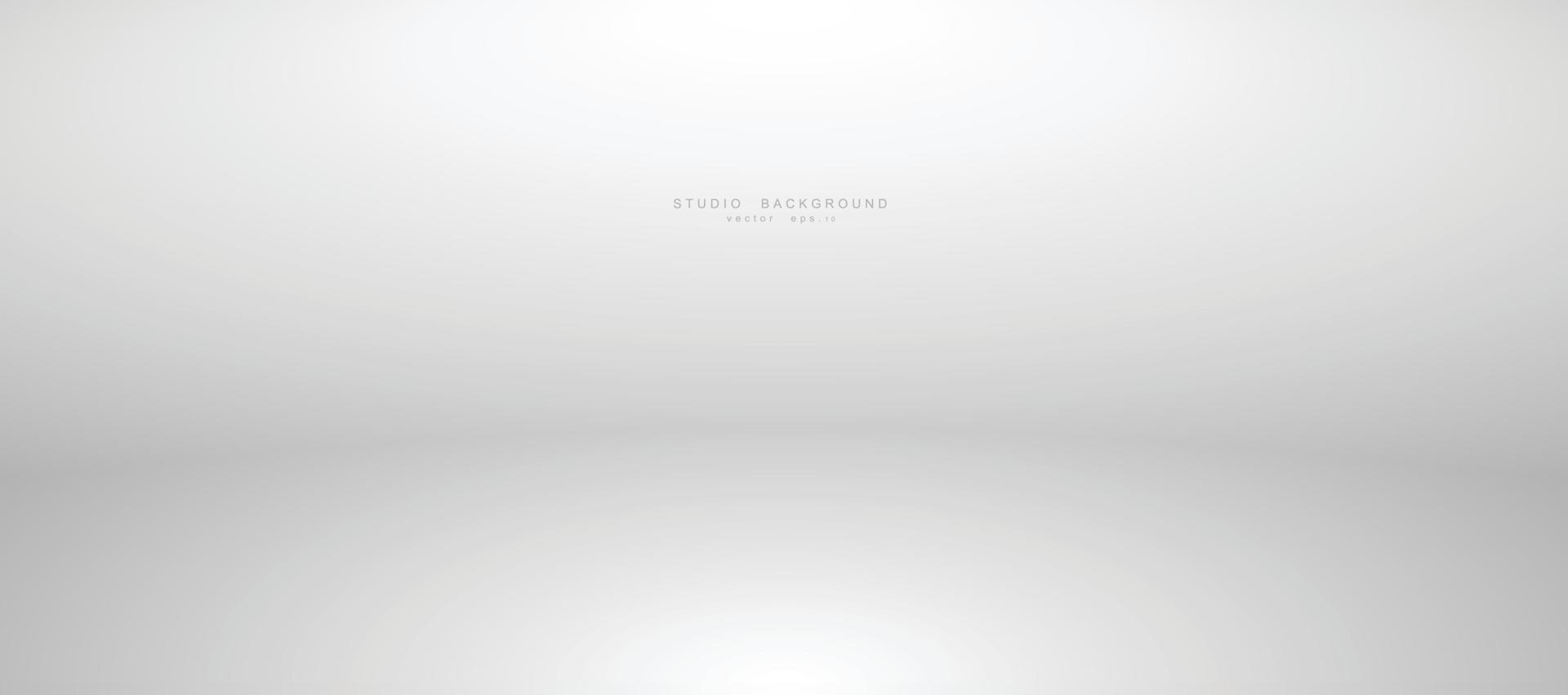 Empty gradient studio room background. backdrop light interior with copyspace for your creative project, Vector illustration EPS 10