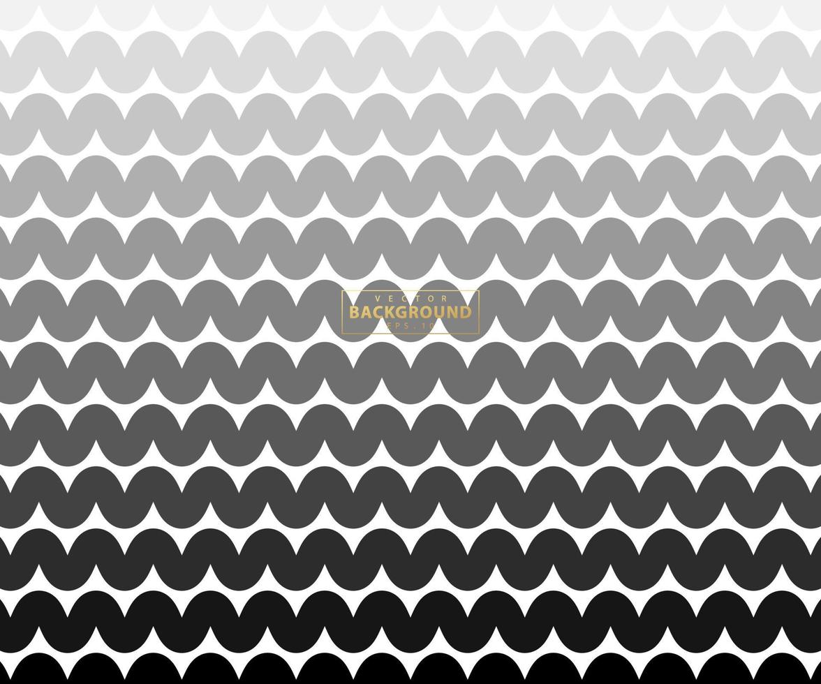 Zig Zag lines pattern. Black wavy line on white background. Abstract wave vector illustration. Digital paper for page fills, web designing, textile print. Vector art.