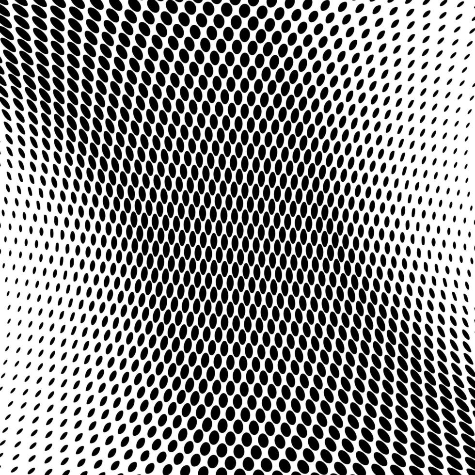 Fondo punteado de semitono abstracto. patrón de grunge futurista, punto, onda. vector textura de arte pop óptico moderno para carteles, sitios, tarjetas de visita, portada, maqueta de etiquetas, diseño vintage