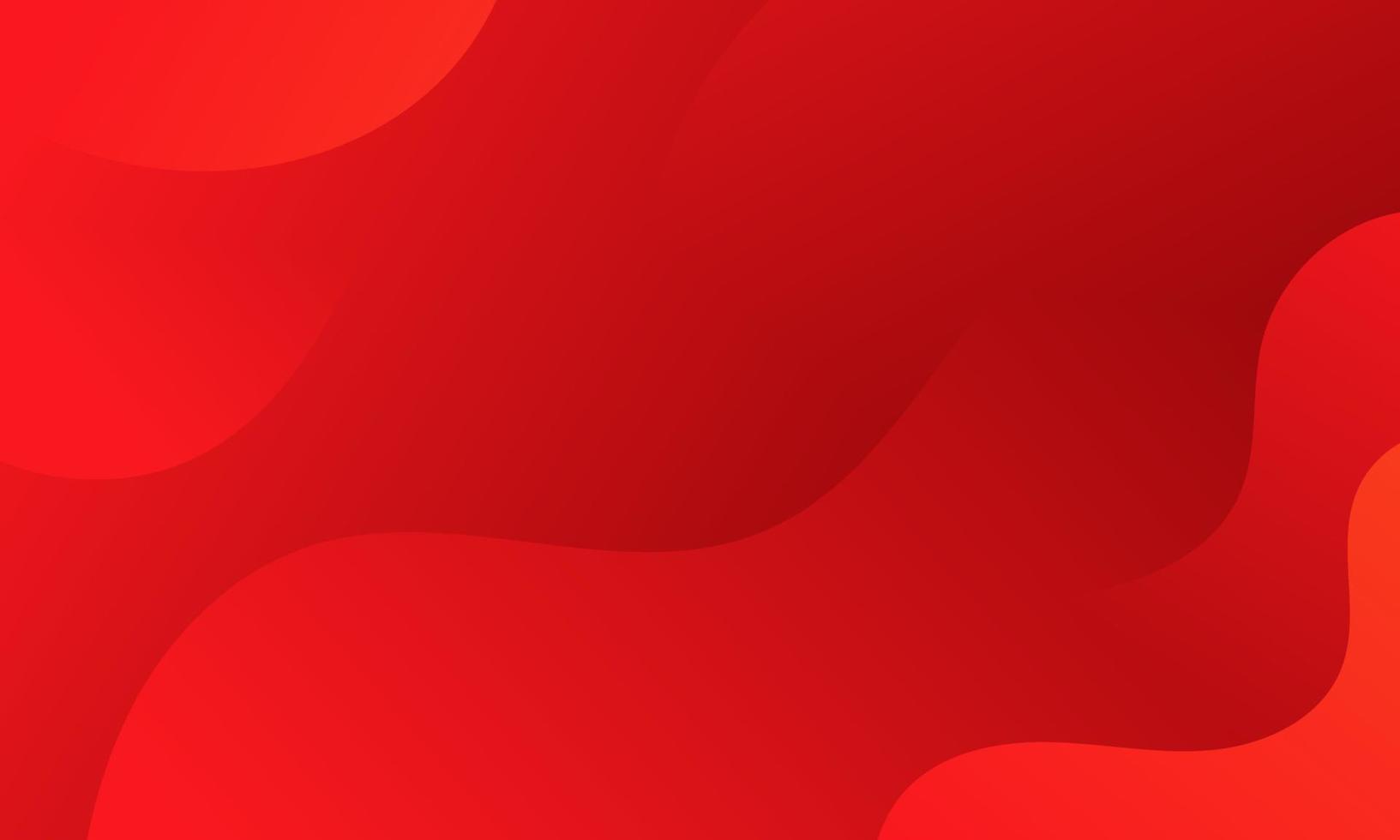 Abstract Red Fluid Wave Background vector