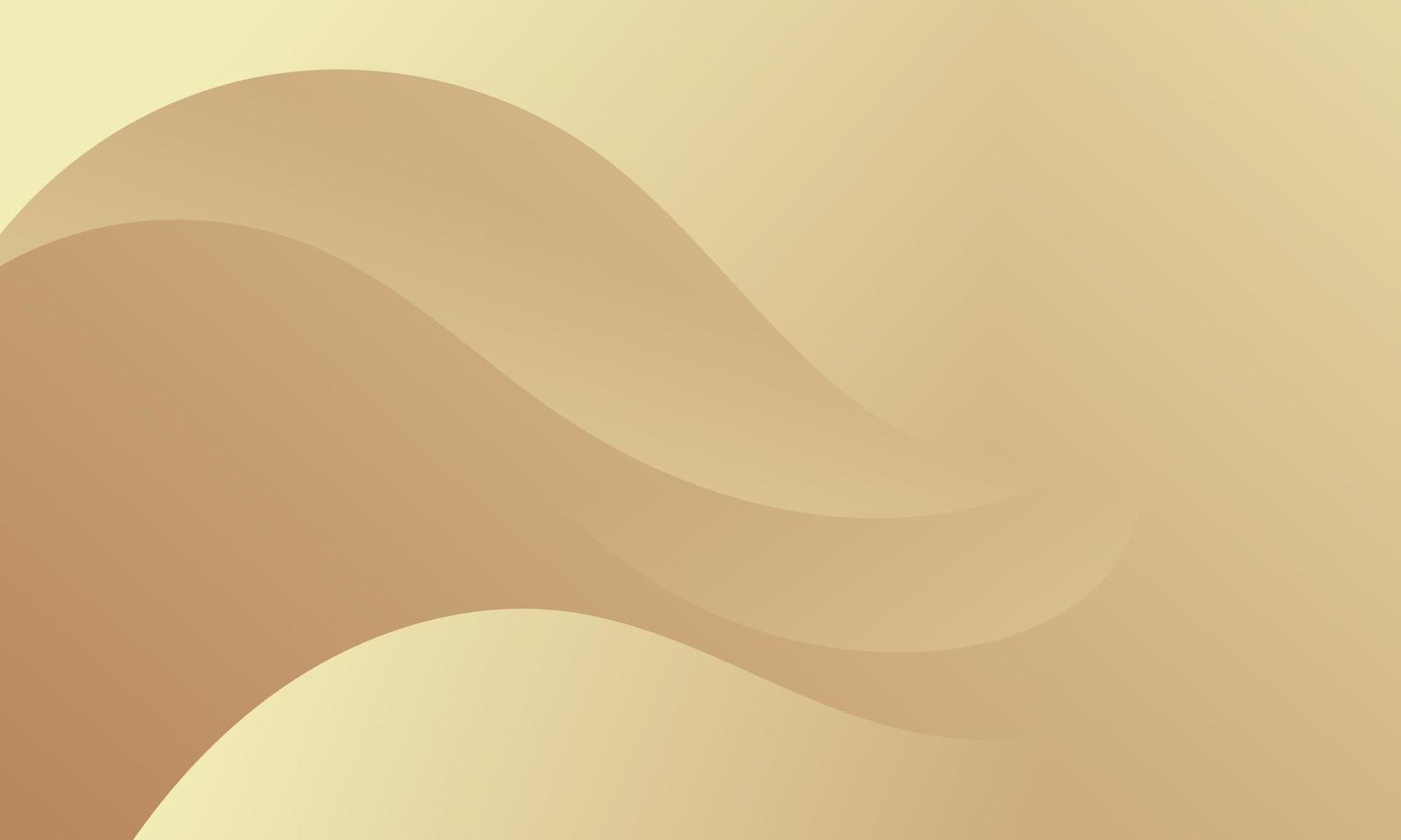 Abstract Gold Fluid Wave Background vector