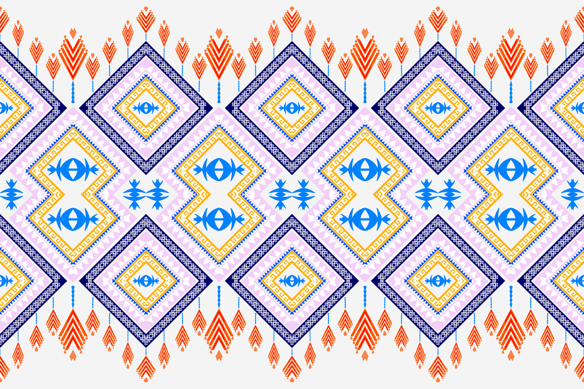 Beautiful geometric ethnic art pattern traditional. Design for