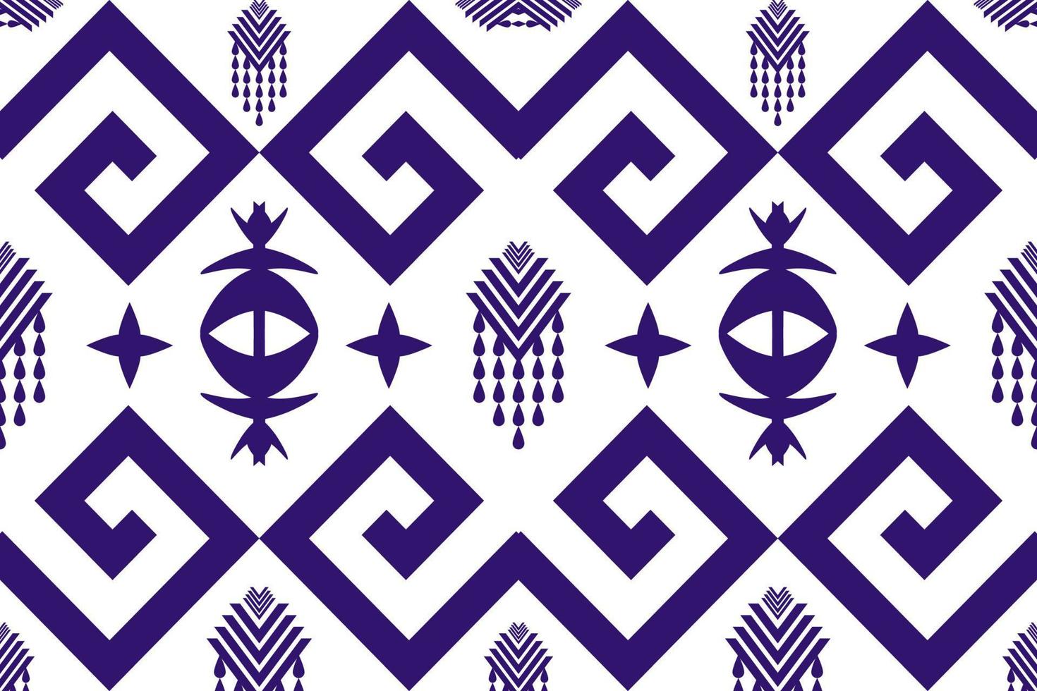 Beautiful geometric ethnic art pattern traditional. Design for carpet,wallpaper,clothing,wrapping,batik,fabric,Vector illustration. Figure tribal embroidery style. vector