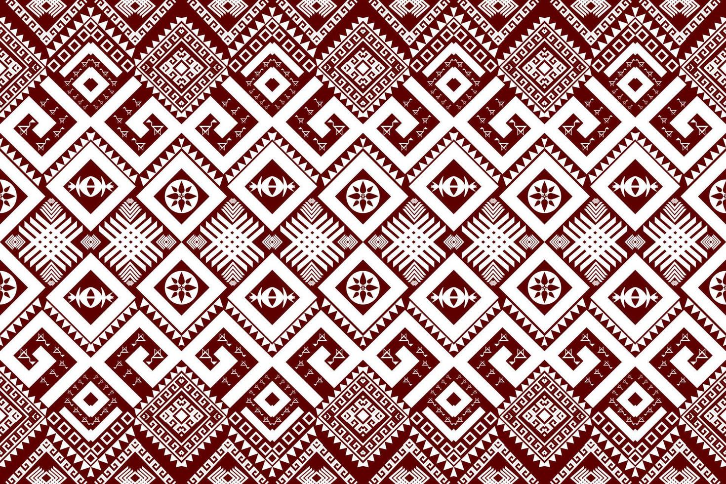 hermoso patrón de arte étnico geométrico tradicional. diseño para alfombras, papel tapiz, ropa, envoltura, batik, tela, ilustración vectorial. figura estilo bordado tribal. vector