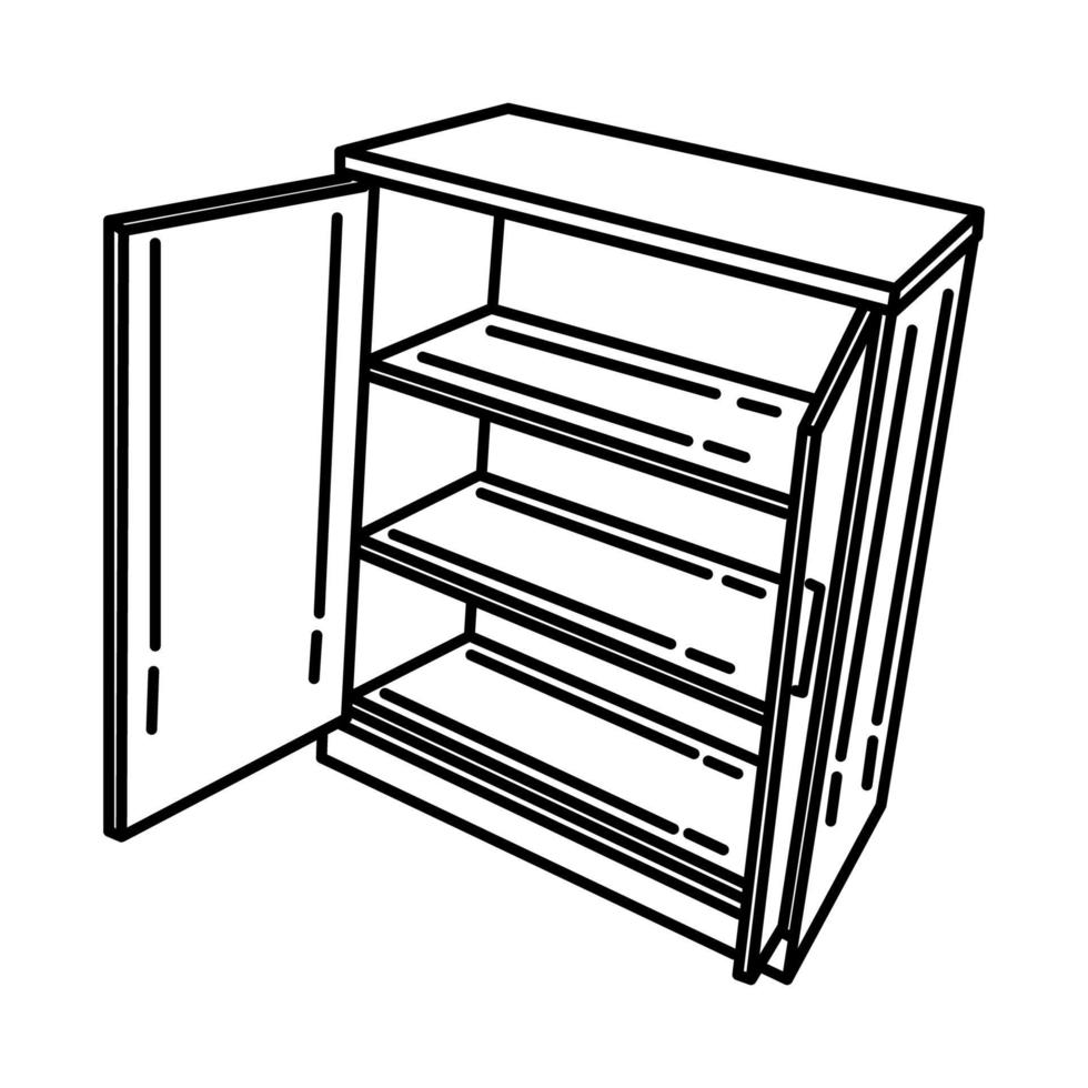 Cupboard Icon. Doodle Hand Drawn or Outline Icon Style 4707245 Vector Art at Vecteezy