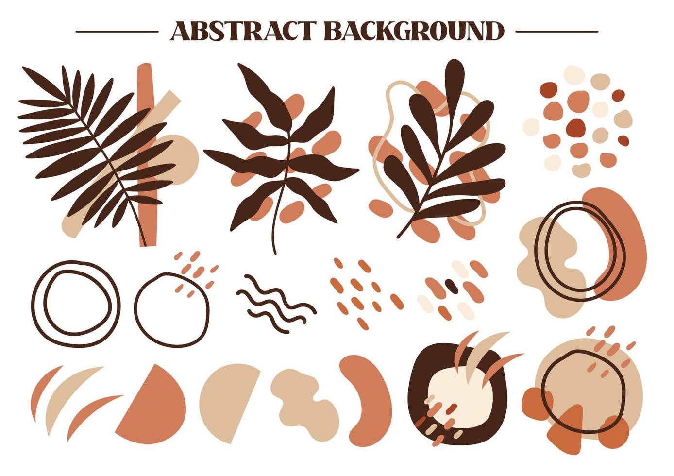 Abstract shape vector illustration for banner