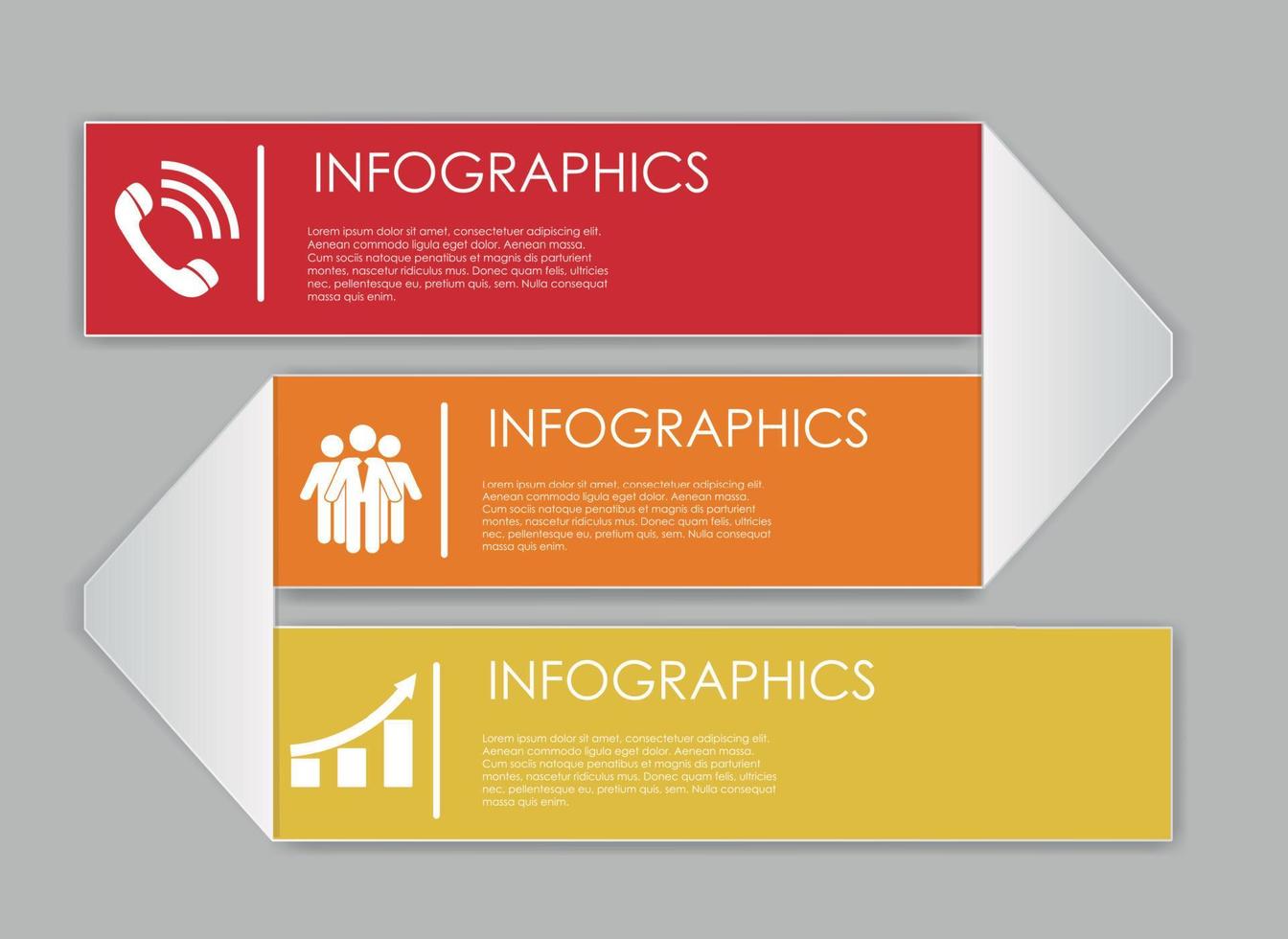 plantillas de infografía para la ilustración de vector de negocio.