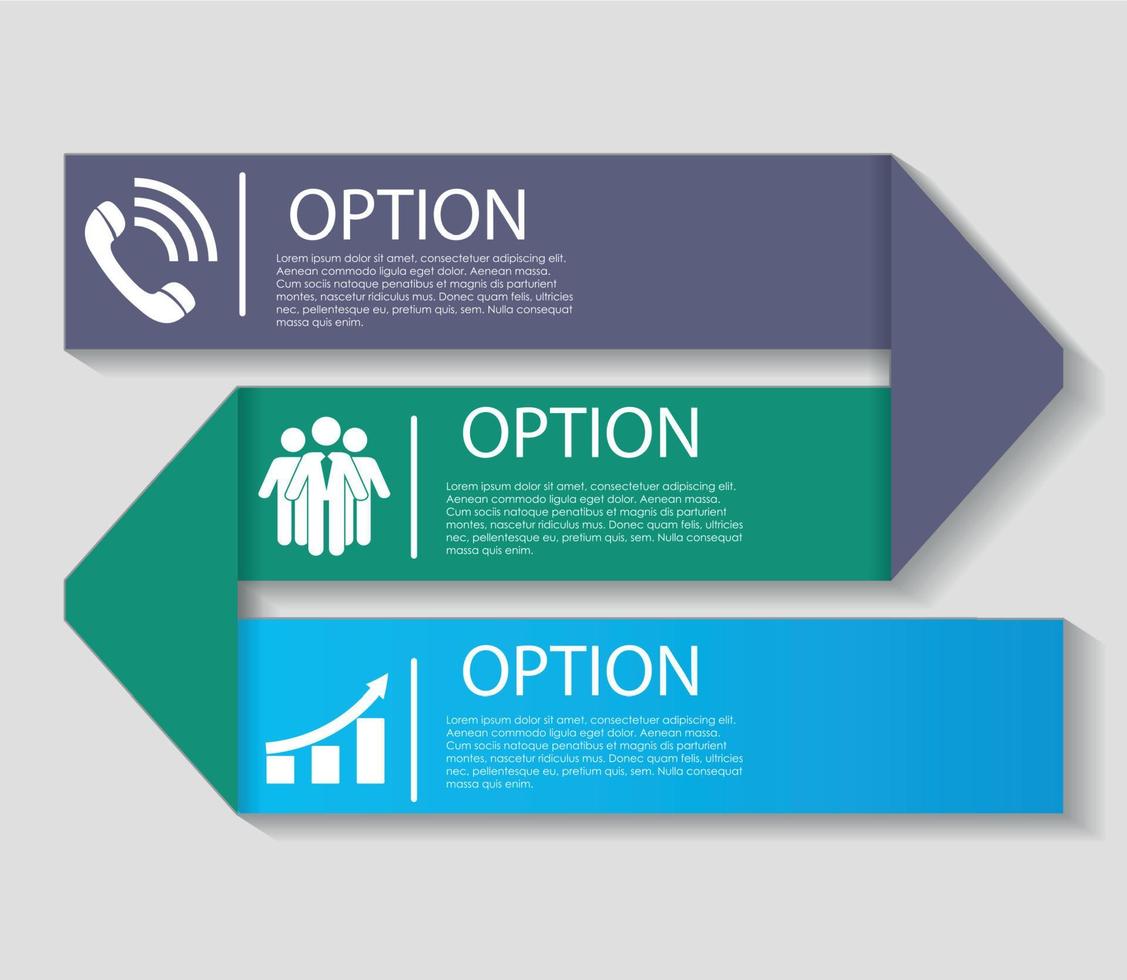 plantillas de infografía para la ilustración de vector de negocio.