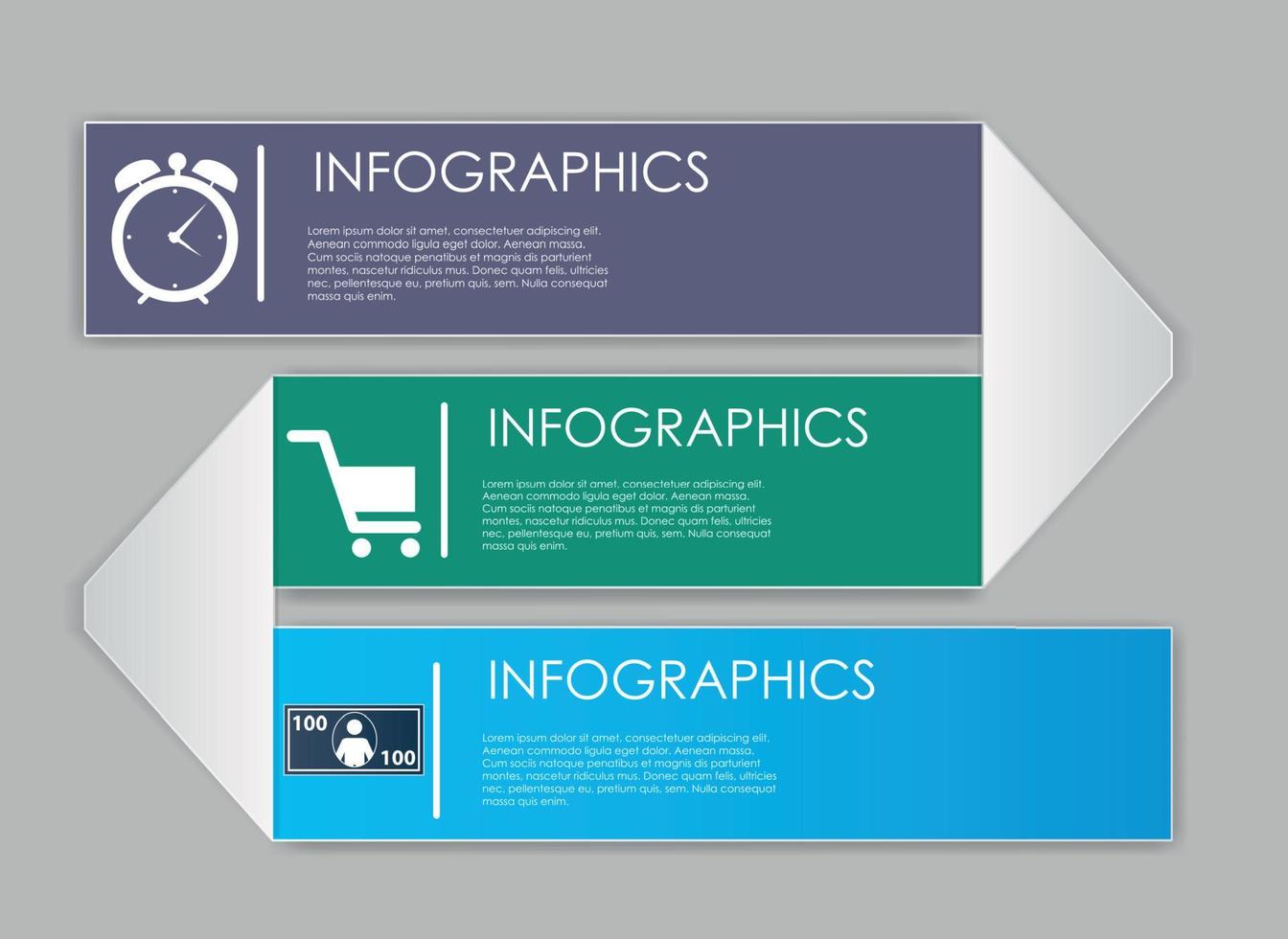 plantillas de infografía para la ilustración de vector de negocio.