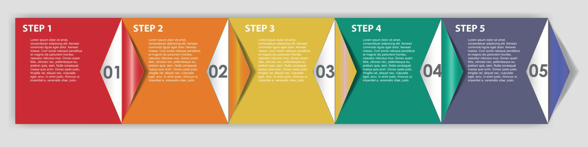 Ilustración de vector de elementos de diseño de infografías