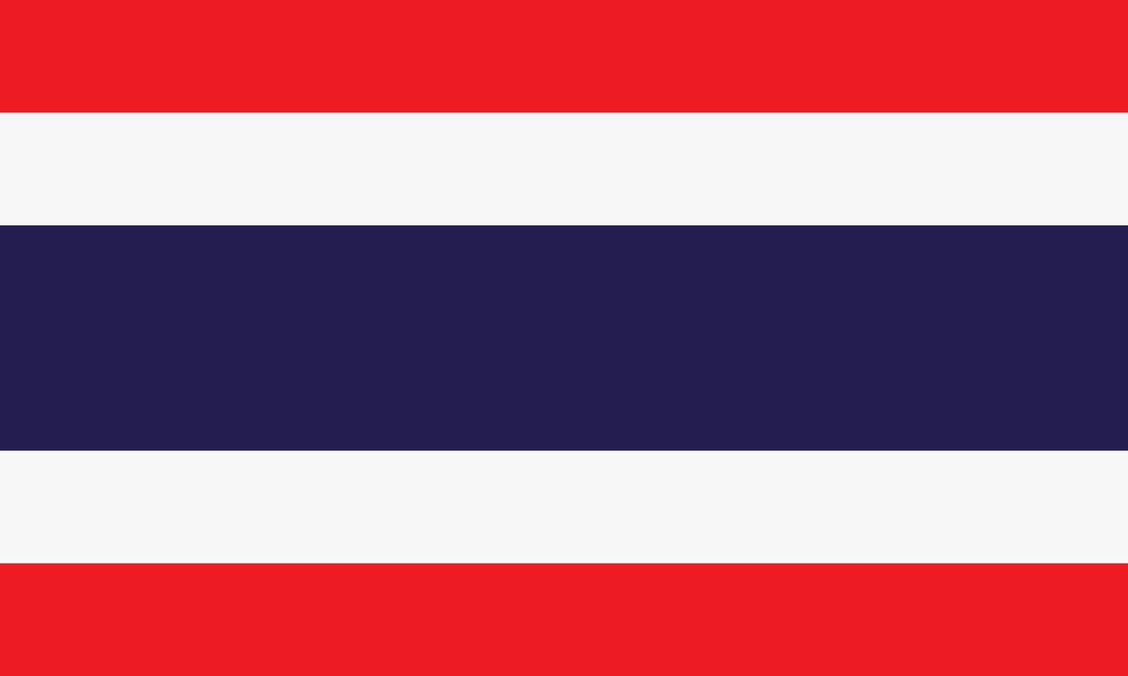 bandera nacional de tailandia. bandera de tailandia, vector, ilustración, eps10 vector