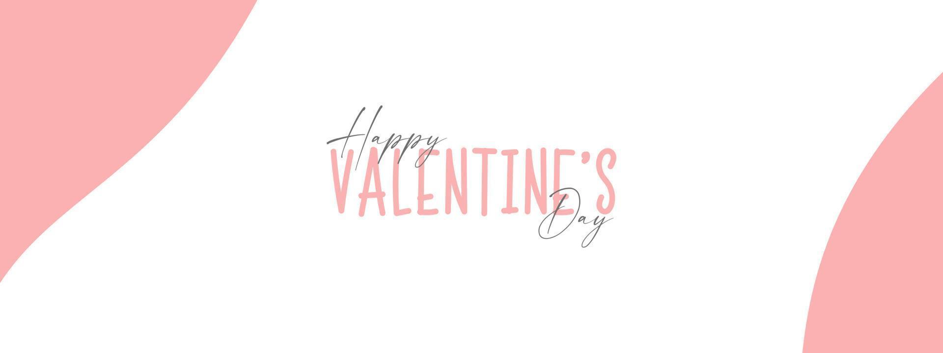 Happy Valentines Day, Valentine background. Valentines day vector banner template. Valentines day design with white space for text and hearts elements in pink and white background. Vector illustration