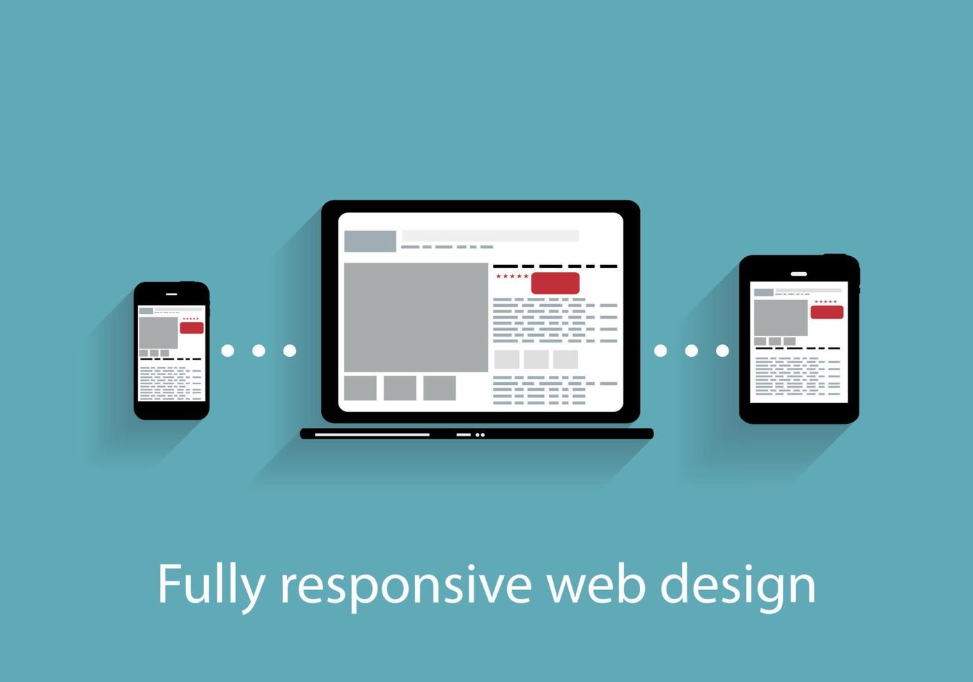 Responsive web design icon. Vector Illustration