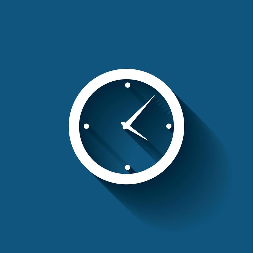 Modern Flat Time Management Vector Icon for Web and Mobile