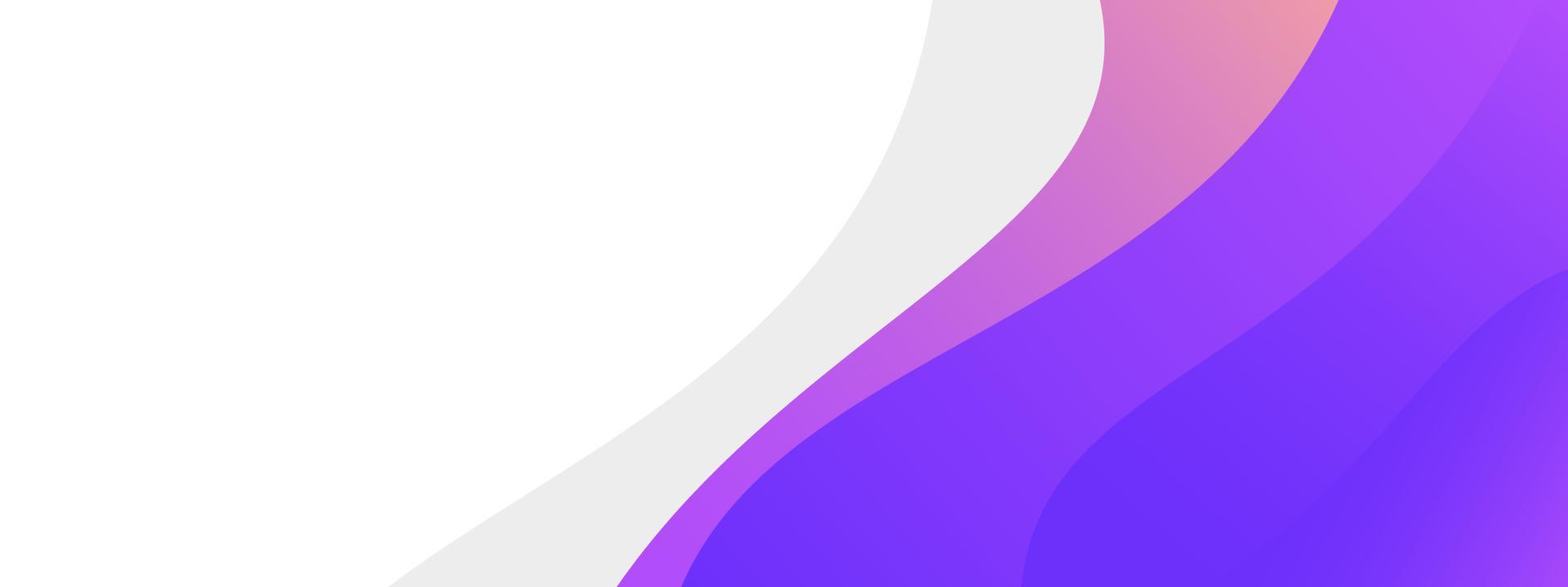 simple purple background . flat purple gradation . wavy background vector