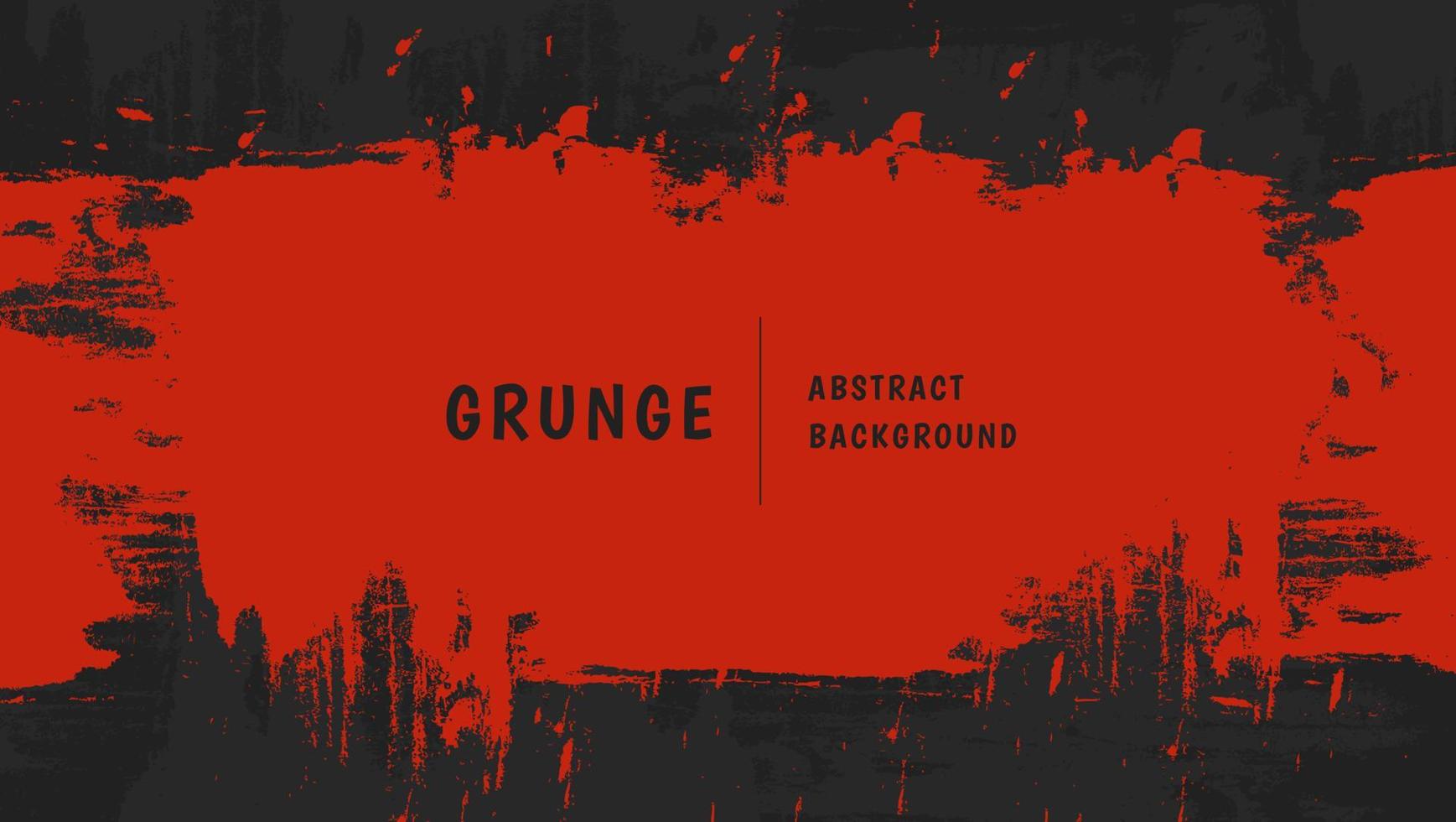 Resumen textura grunge marco naranja brillante en fondo negro vector