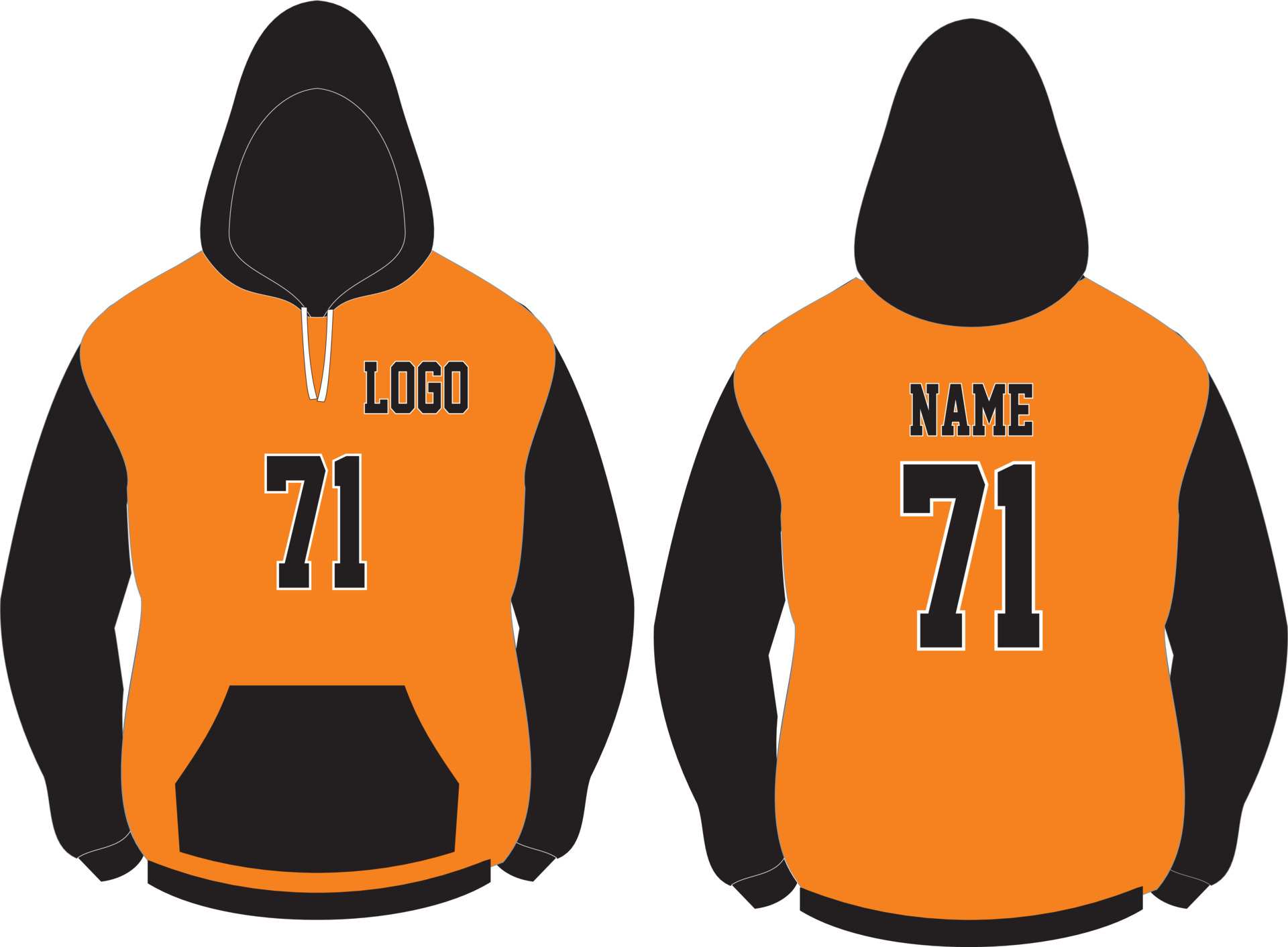 Basketball Hoodie Design Mock Ups 4709713 Vector Art at Vecteezy