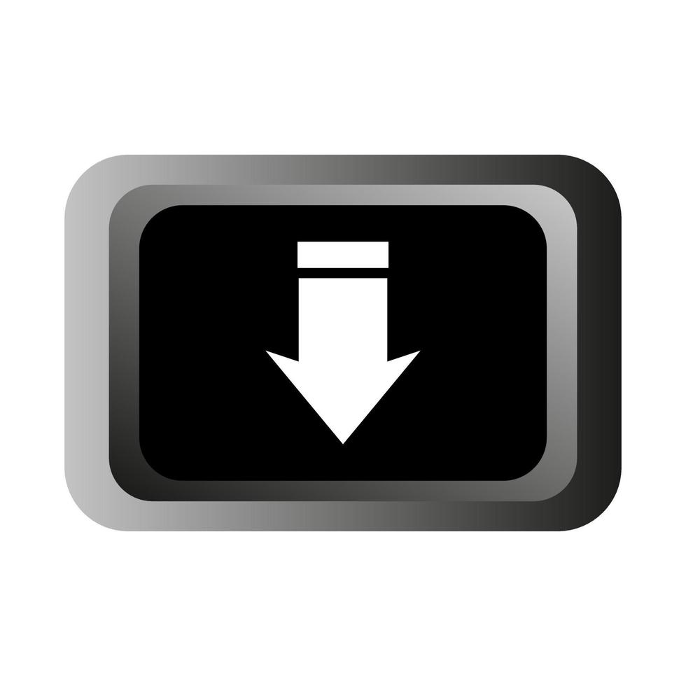 Arrow on white background vector