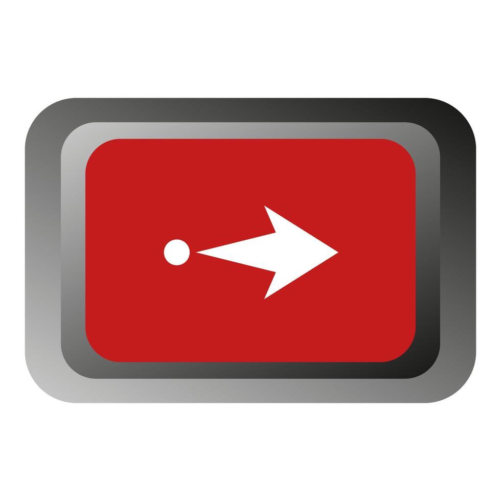 Arrow on white background vector