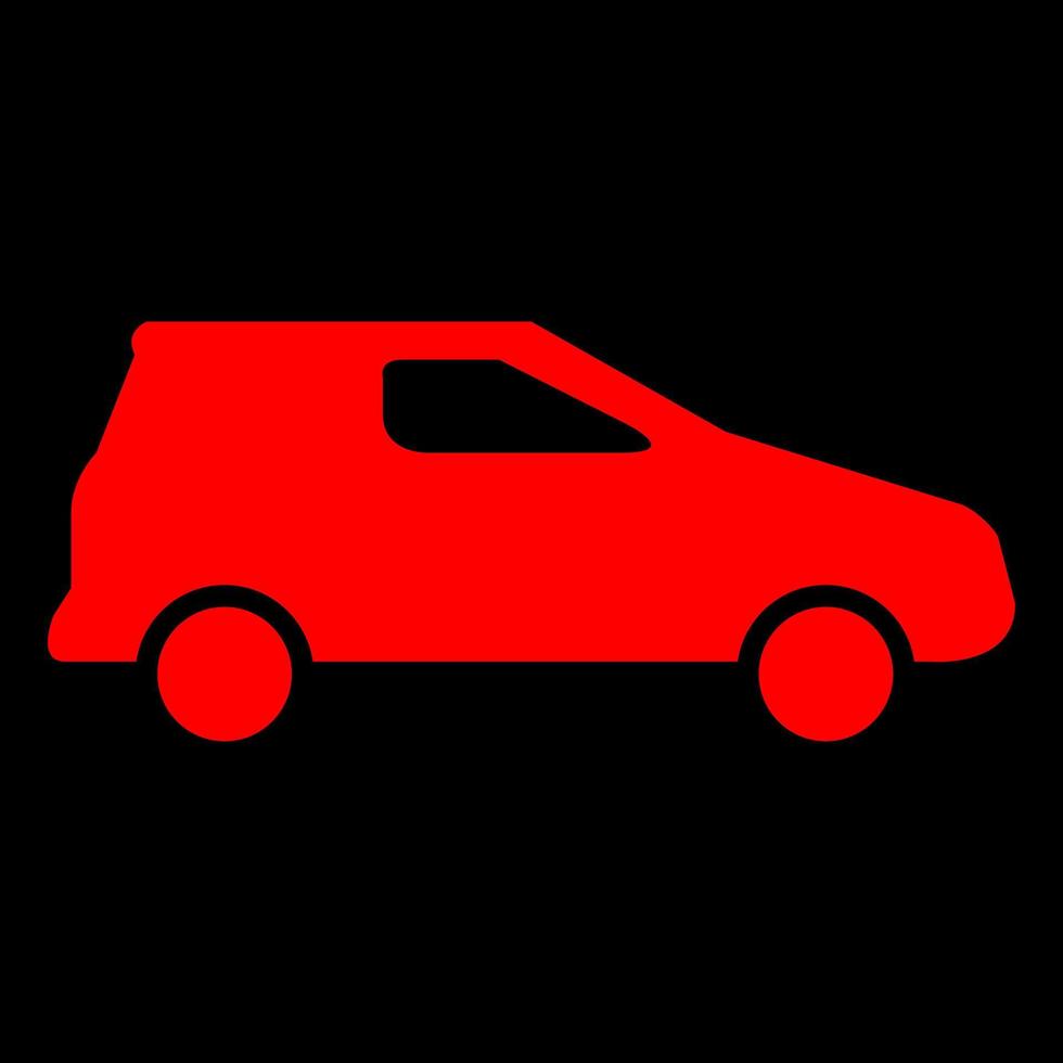 Car on white background vector