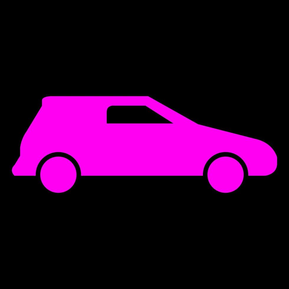 Car on white background vector