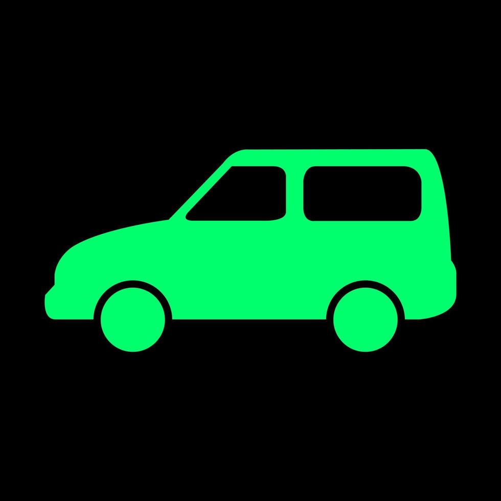 Car on white background vector