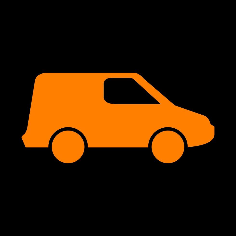 Car on white background vector