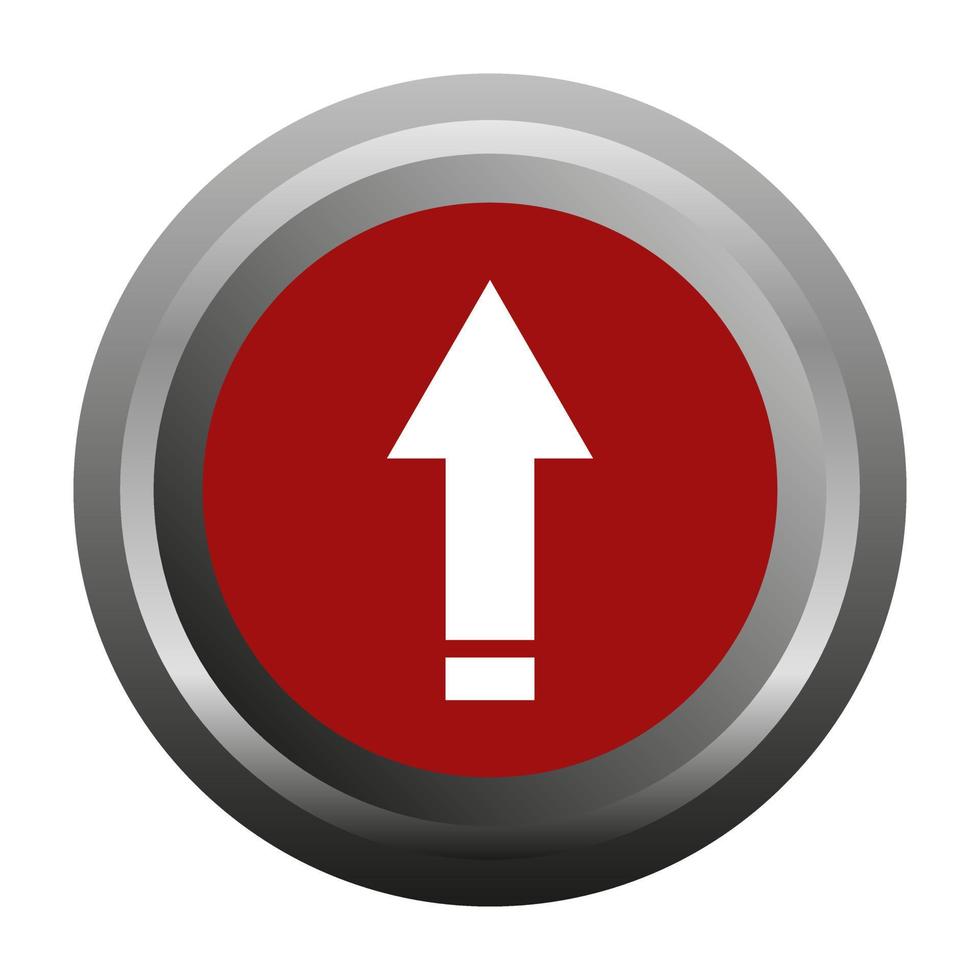 Arrow on white background vector