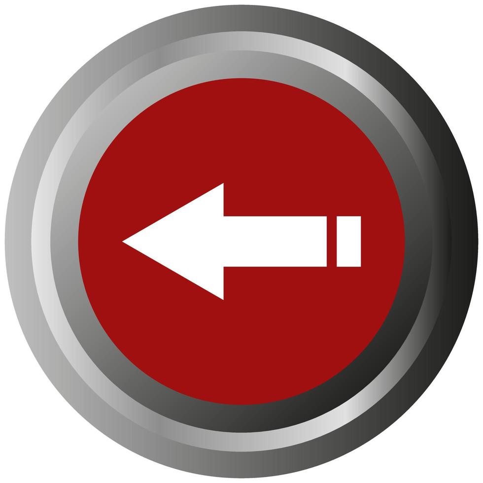Arrow on white background vector