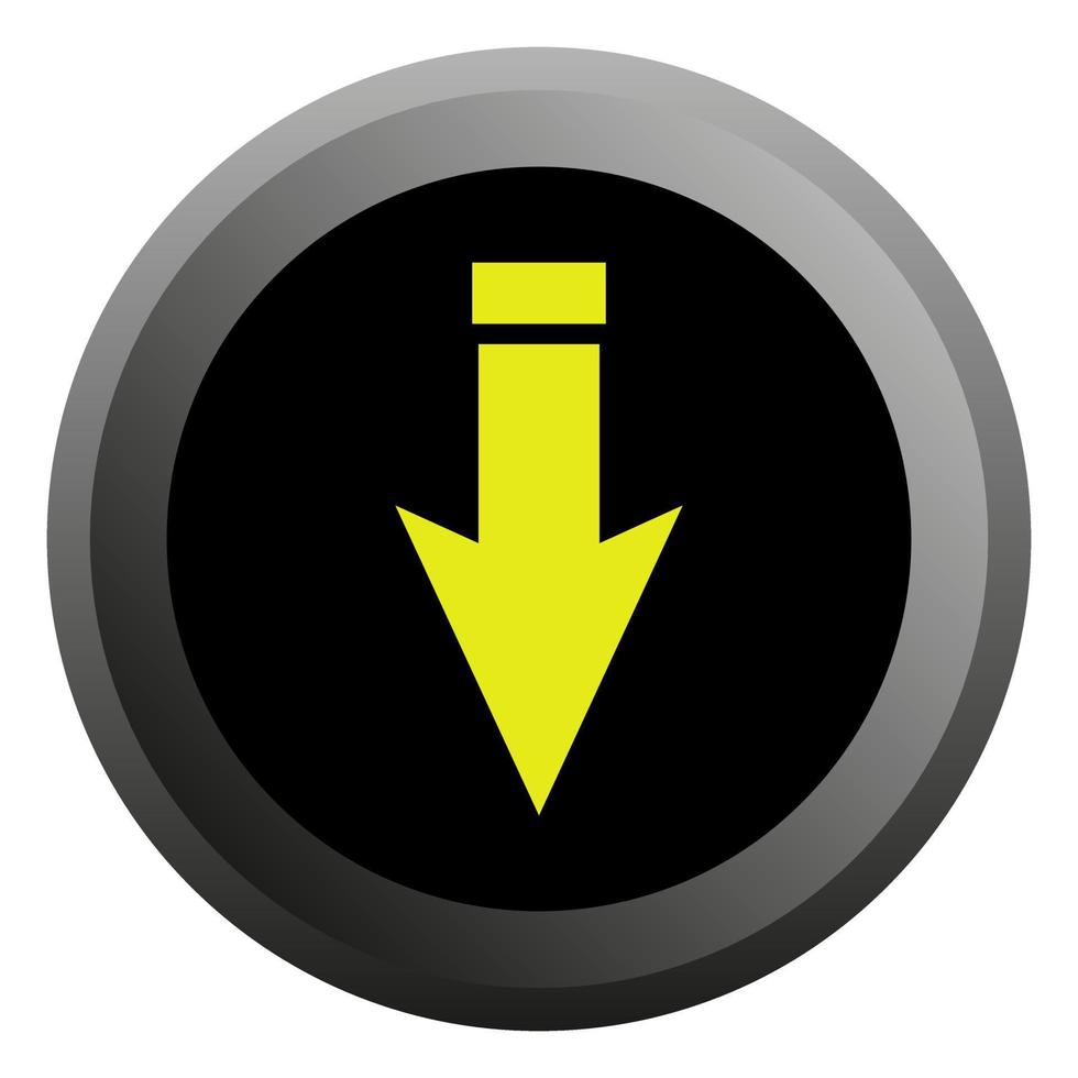 Arrow on white background vector