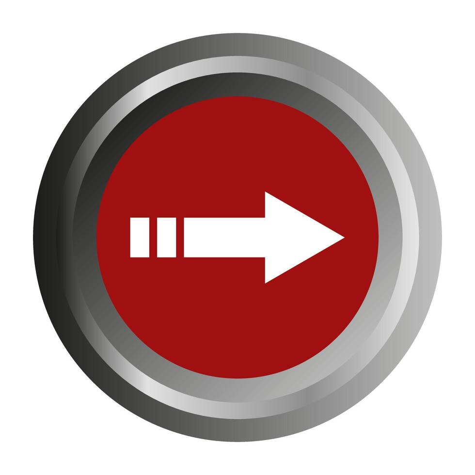 Arrow on white background vector