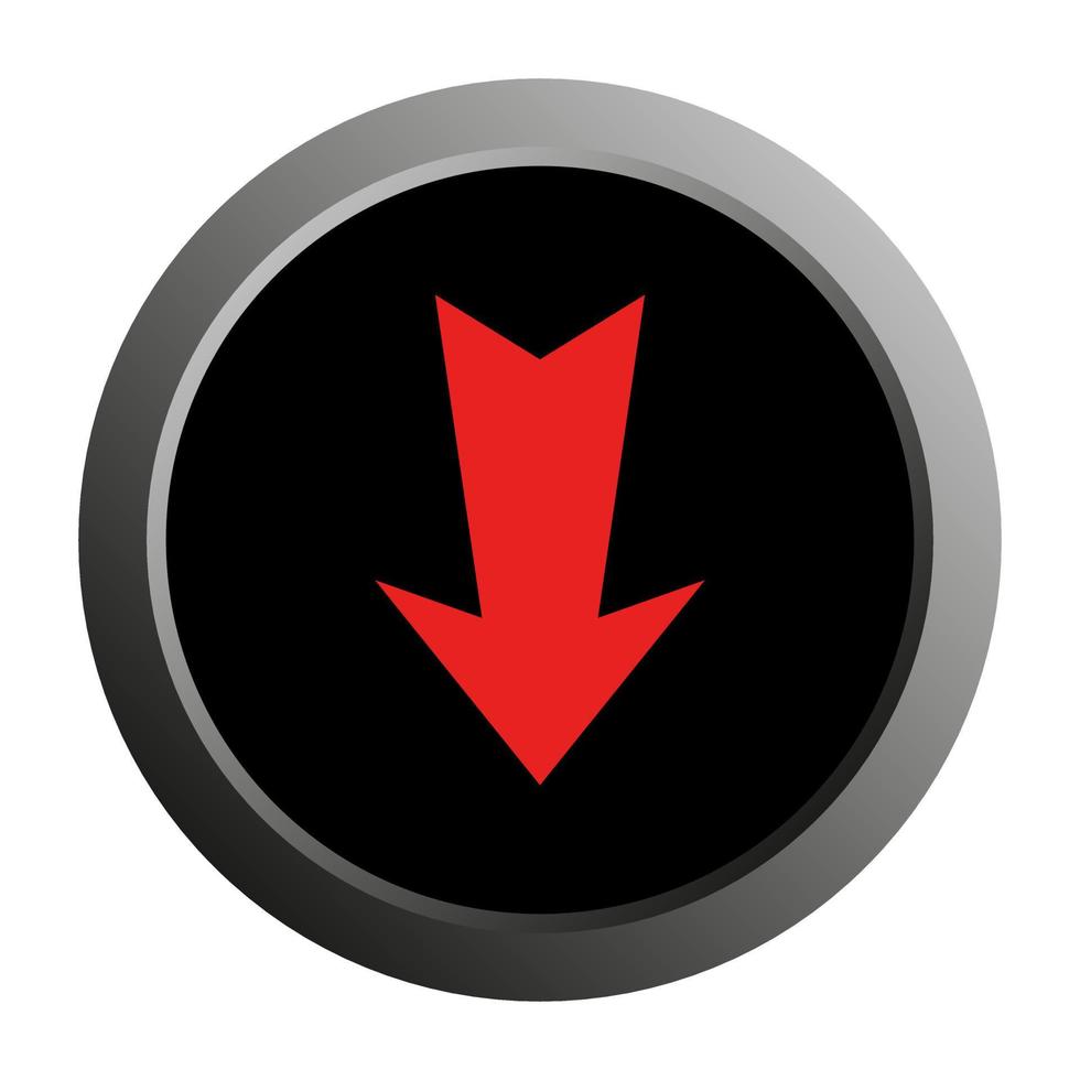 Arrow on white background vector