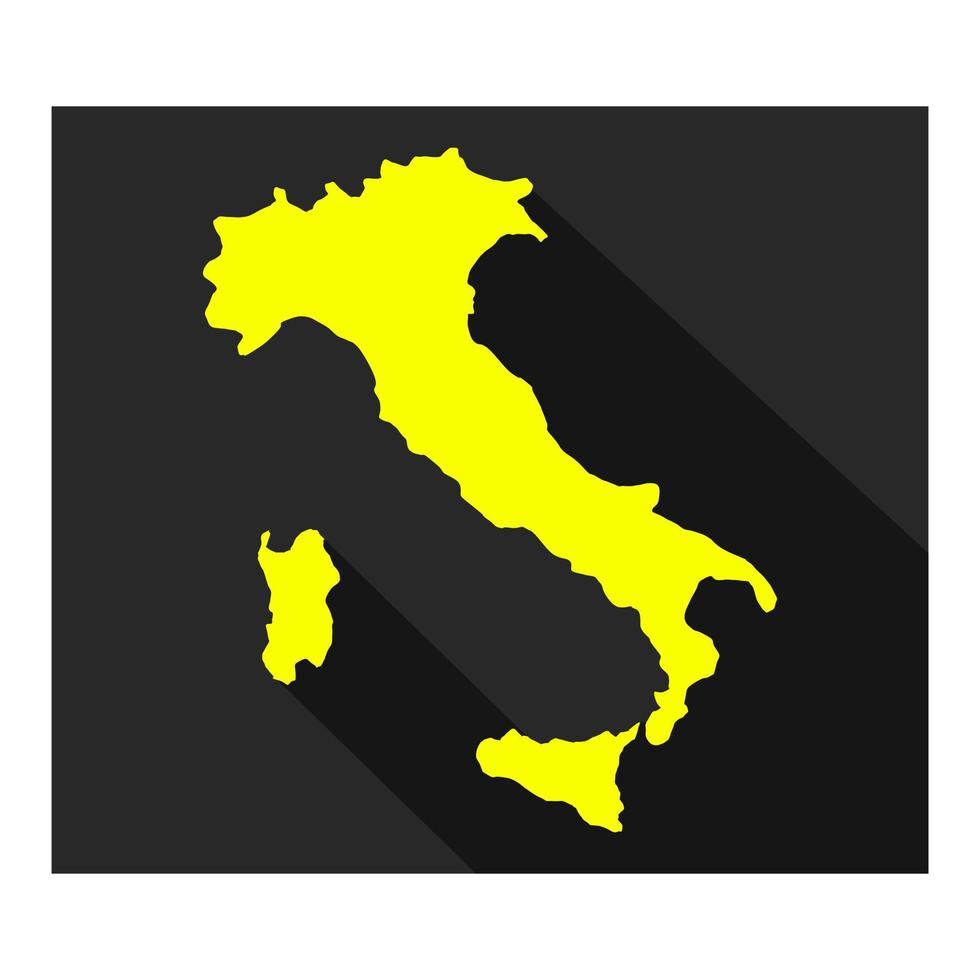 Italy map on background vector