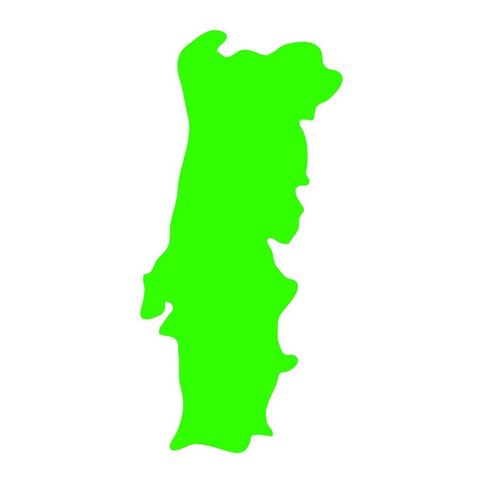 Portugal map on background vector
