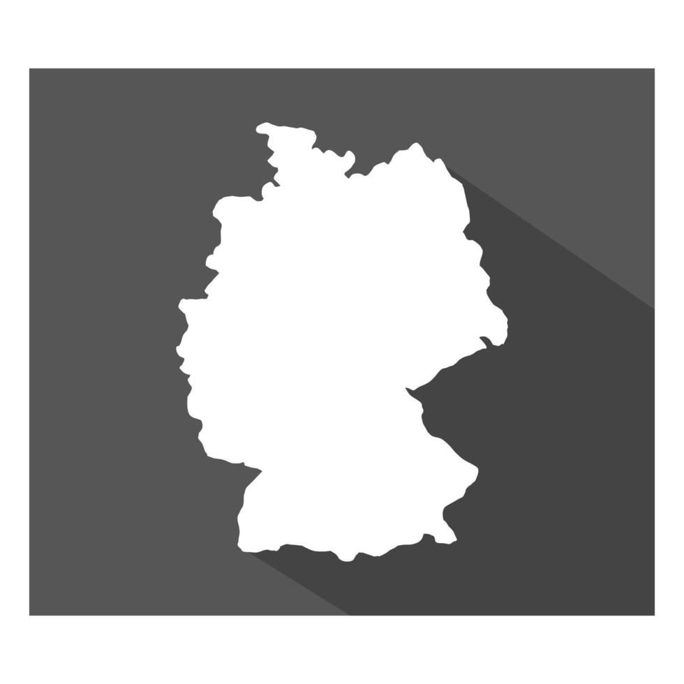Germany map on background vector