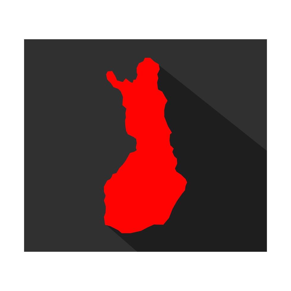 Finland map on background vector