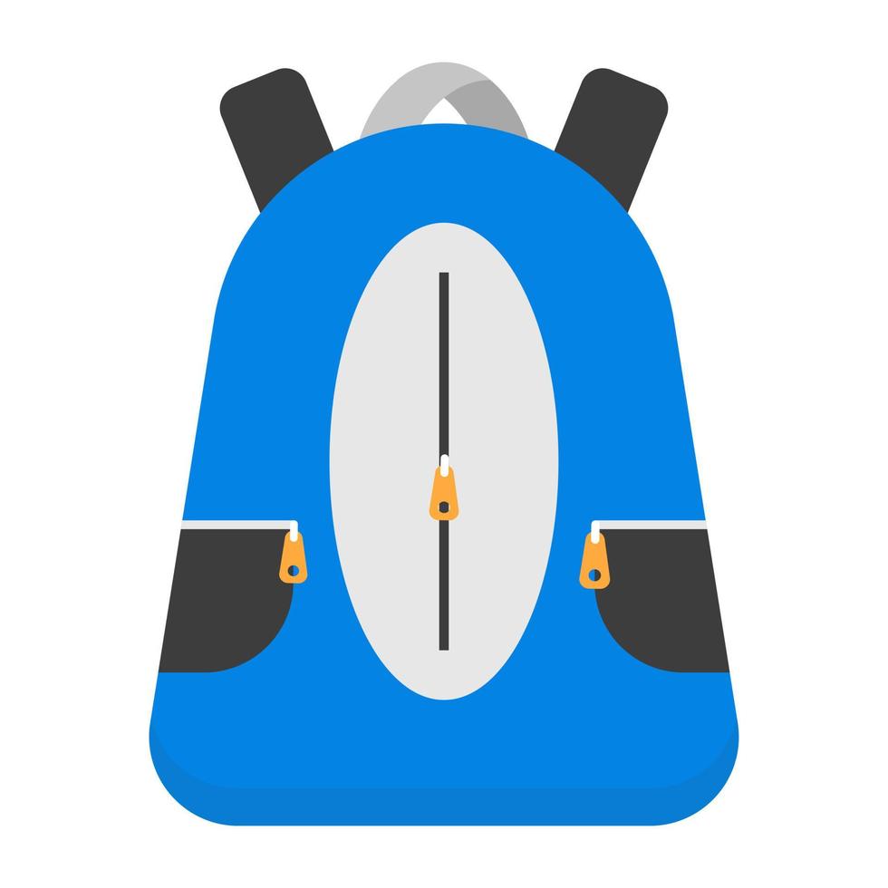 Trendy Knapsack Conceots vector