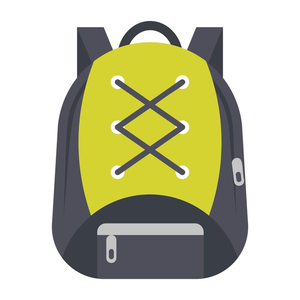 Trendy Knapsack Concepts vector