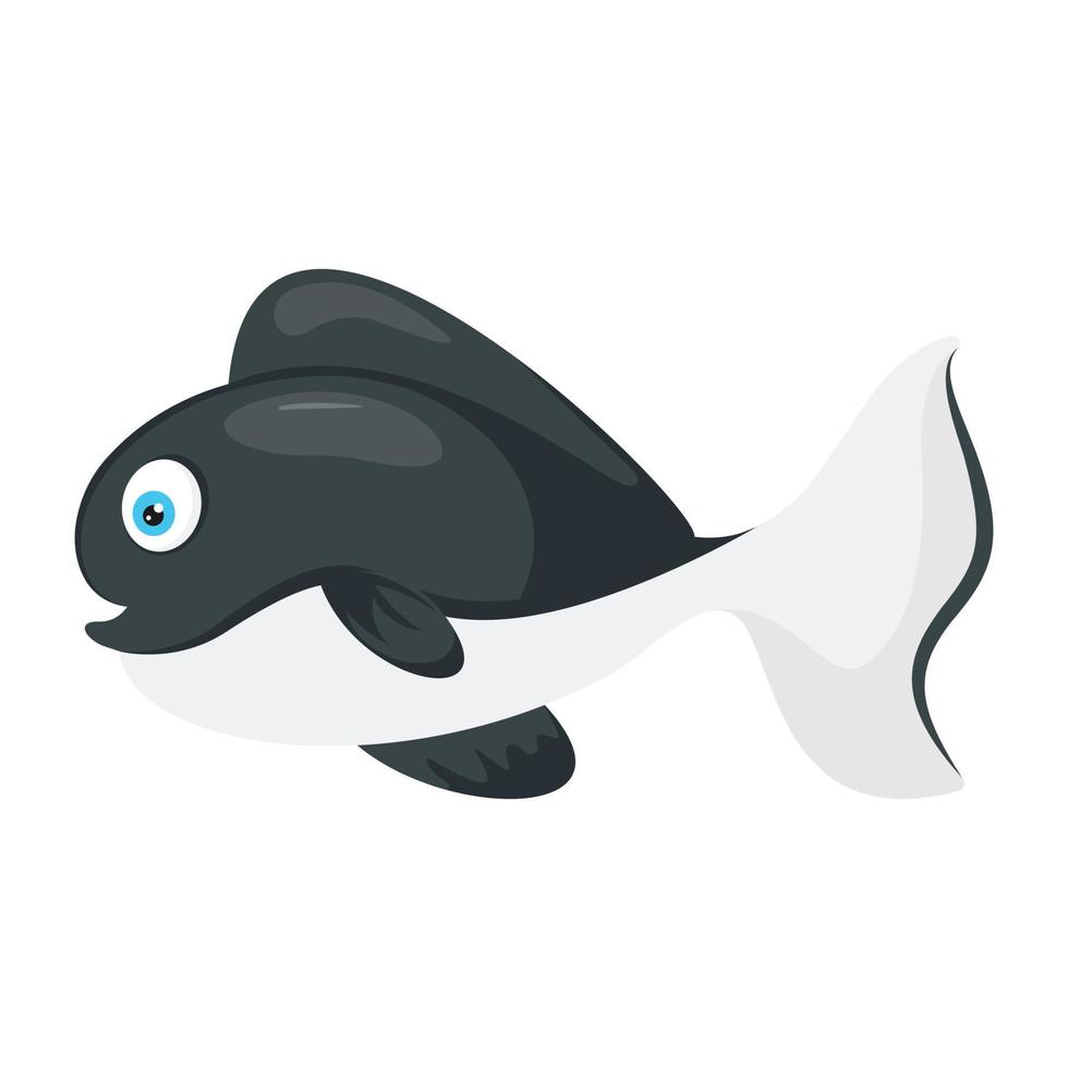 Trendy Whale Concepts vector