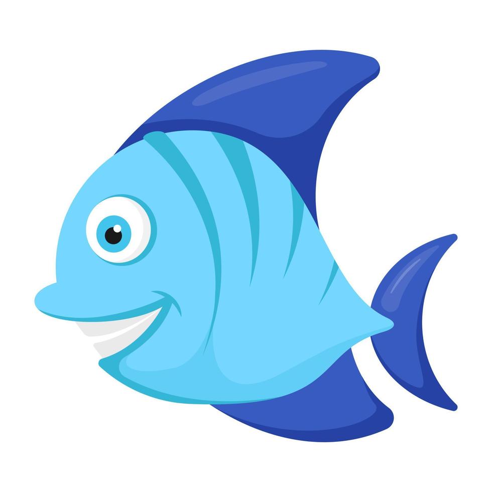 Blue Tang Fish 4710868 Vector Art at Vecteezy