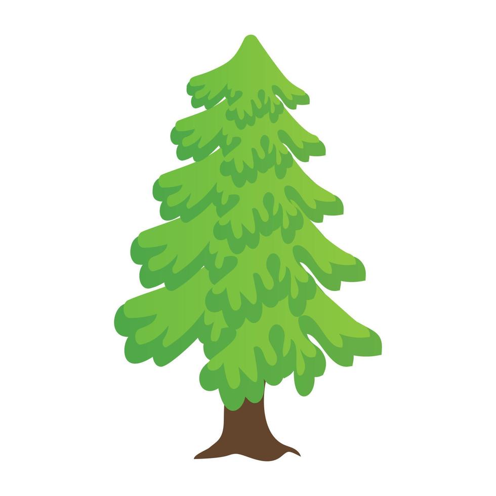 Coniferous Tree Concepts vector
