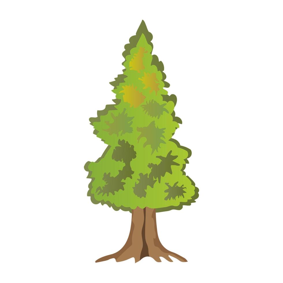 Coniferous Tree Concepts vector