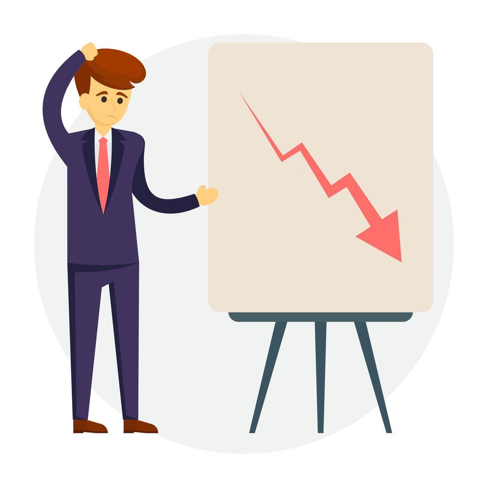 Falling Graph Presentation vector