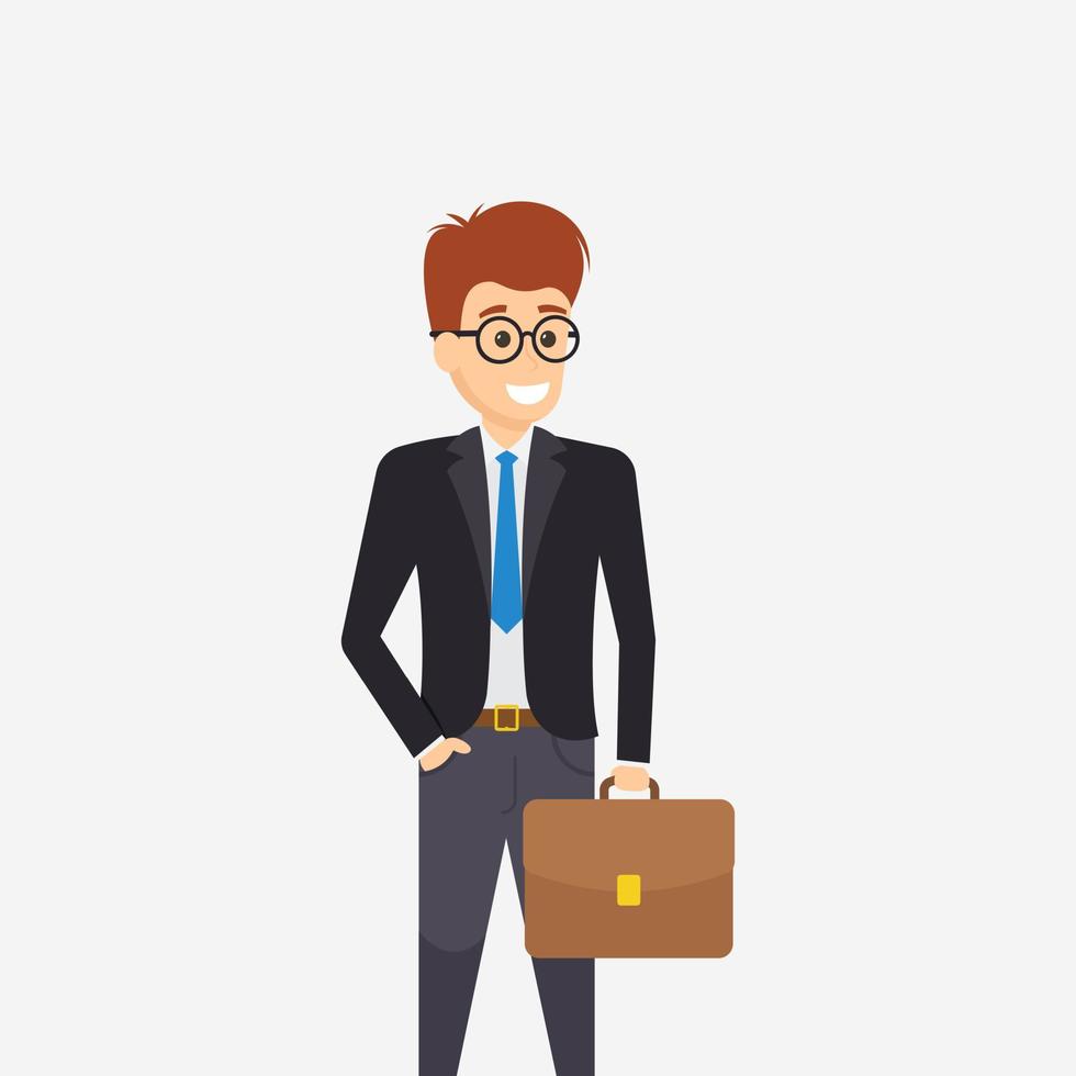 Trendy Work Manager vector